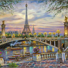 Схема вышивки «Paris Memories.»