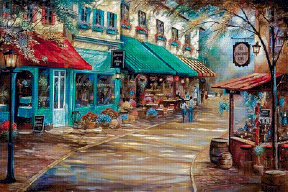 Romantic Interlude. - ruane manning art.cityscapes.people. - предпросмотр