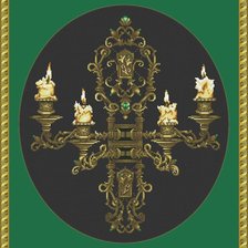 Схема вышивки «свечи»