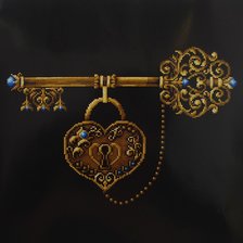 Схема вышивки «ключ»