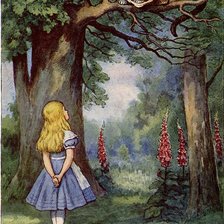 Схема вышивки «Алиса в стране чудес»