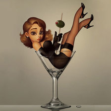 Схема вышивки «девушка2»