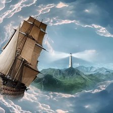 Схема вышивки «морской сюжет»