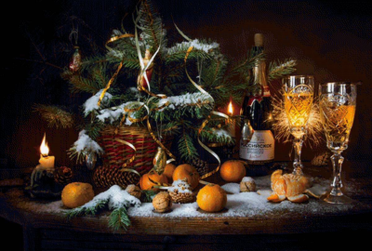 Новогодний натюрморт - предпросмотр