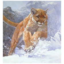 Схема вышивки «Прыжок пумы.»