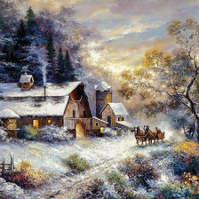 Snowy Evening Outing.