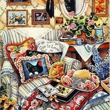 Схема вышивки «домашний уют»