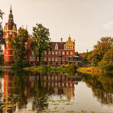 Схема вышивки «замок»