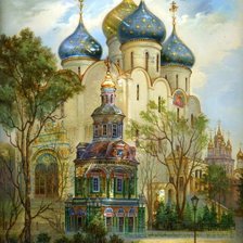 Схема вышивки «Федоскинские миниатюры»