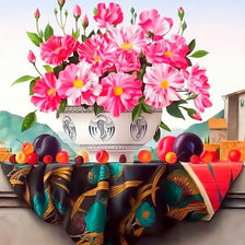 Цветочный натюрморт.