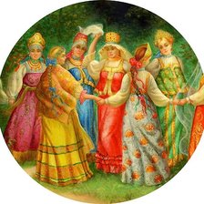 Схема вышивки «Федоскинские миниатюры»