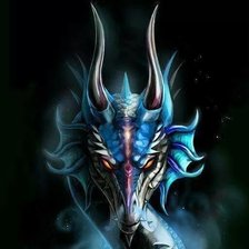 Схема вышивки «дракон»