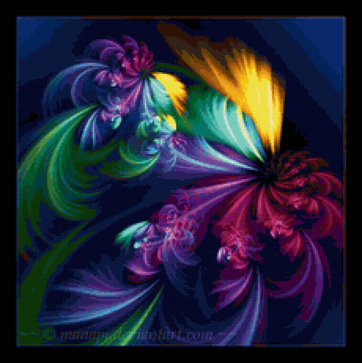 узор - цветок - предпросмотр