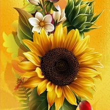 Схема вышивки «цветы»