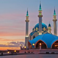 вечерняя мечеть
