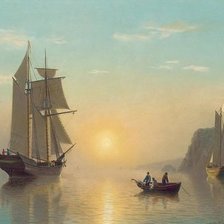 Sunset Calm In The Bay