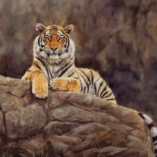 Схема вышивки «Tiger»