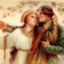 Схема вышивки «Федоскинские миниатюры»