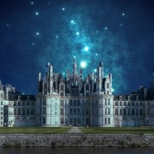 Схема вышивки «замок2»