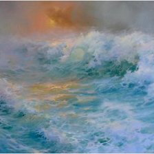 Схема вышивки «Among A Vawes»