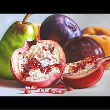 Схема вышивки «Фрукты.»