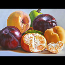 Схема вышивки «Фрукты.»