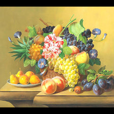 Схема вышивки «Фруктовый натюрморт.»