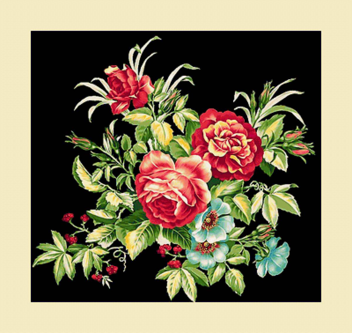 Серия "Розы". - розы, цветы, флора - предпросмотр