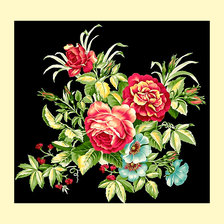Схема вышивки «Серия "Розы".»