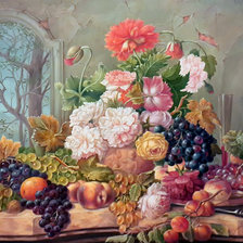 Схема вышивки «Натюрморт. Изобилие.»