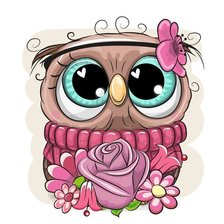 Схема вышивки «Сова»