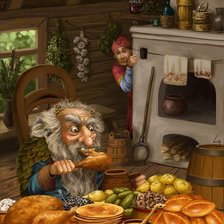 Схема вышивки «домовой»