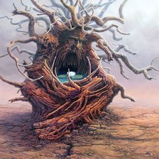 Схема вышивки «леший»