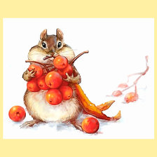 Схема вышивки «Серия "Грызуны"»