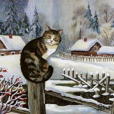 Схема вышивки «Мир животных»