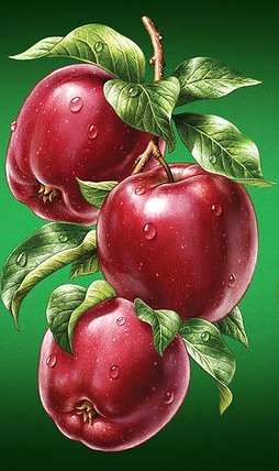 Для кухни - фрукты, кухня - оригинал