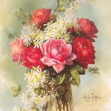 Схема вышивки «РОЗЫ»