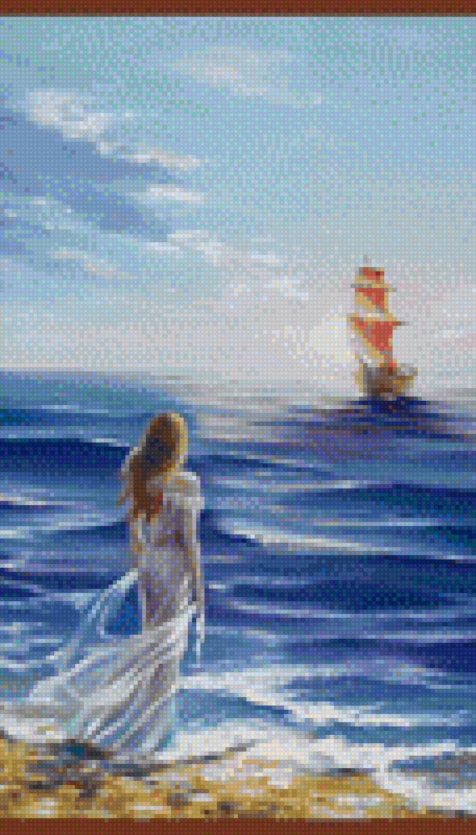 Алые паруса - любовь. корабль . море . алые паруса - предпросмотр