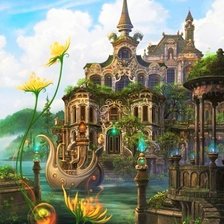 Схема вышивки «Дворец»