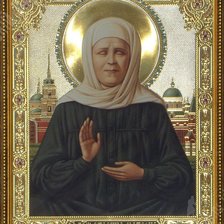 Схема вышивки «Св.матрона»