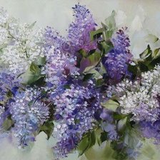 Схема вышивки «Сирень»