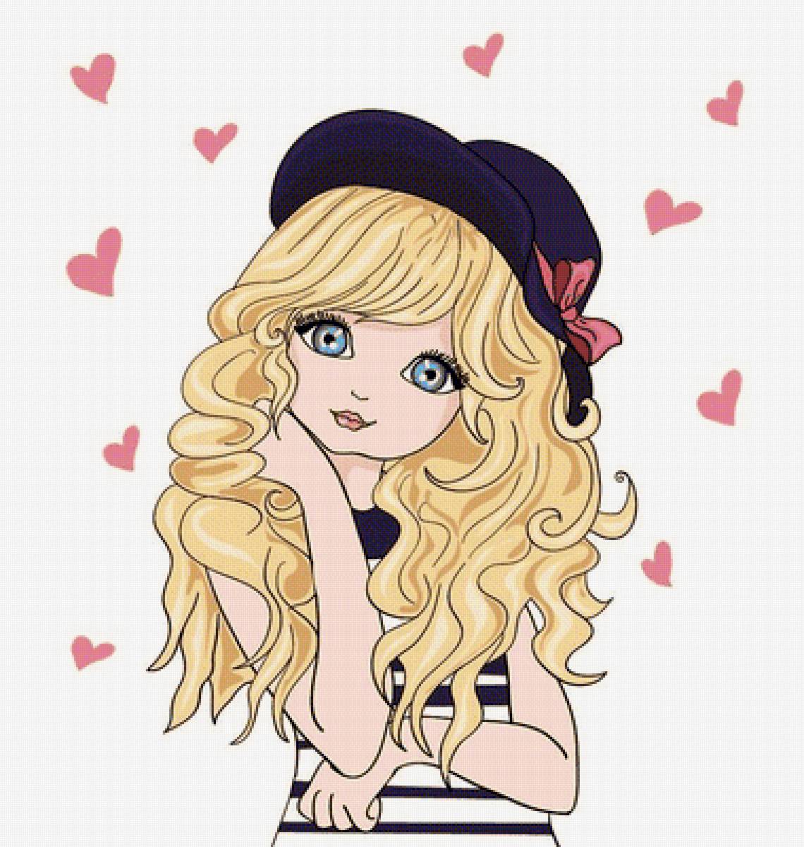 Chica Corazones - предпросмотр