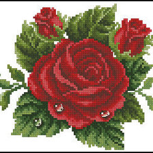 Схема вышивки «цветы»