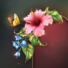 Схема вышивки «цветы»