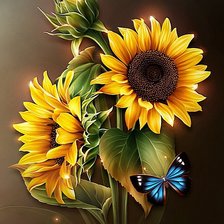 Схема вышивки «цветы»