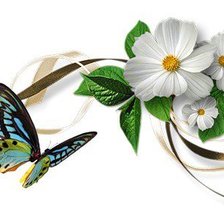 Схема вышивки «цветы»