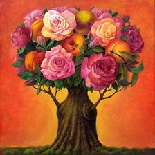 Схема вышивки «kvety»