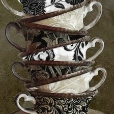 Схема вышивки «Чашки»