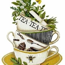 Схема вышивки «Чашки»