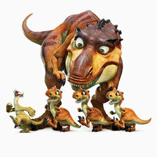 Схема вышивки «динозавр»